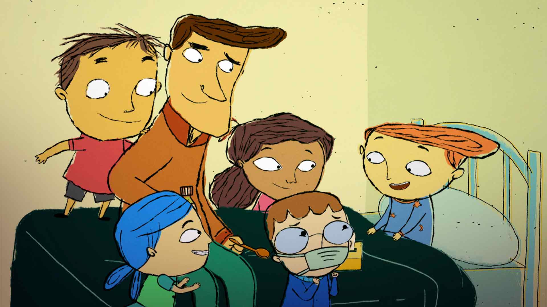 Petit enfermo, resfriado, enfermarse, remedios, medicinas, recuperacion,  series infantiles, series online, series gratis, series para niños, series de rtvcplay