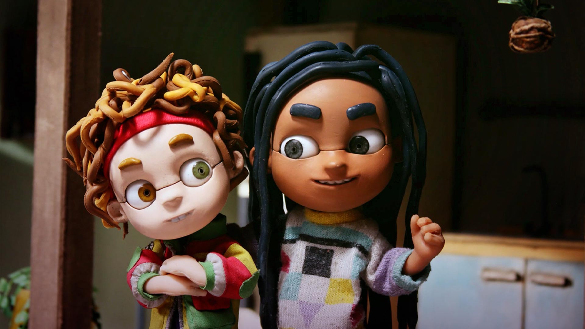 Dos niñas enojadas mirándose a los ojos, Zander, ver Zander gratis, series infantiles gratis, series online, series gratis, series animadas