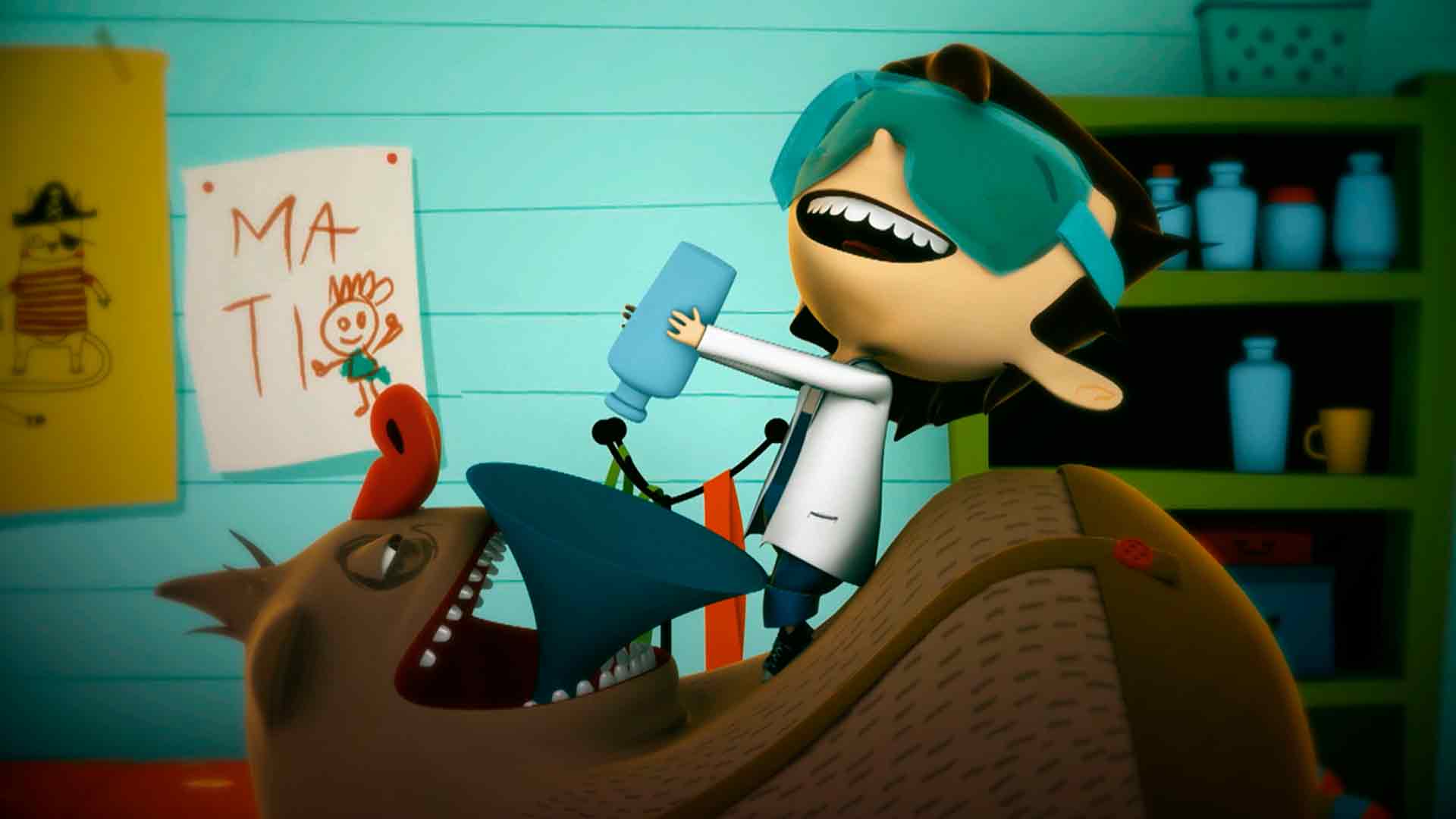 Mati con los ojos vendados