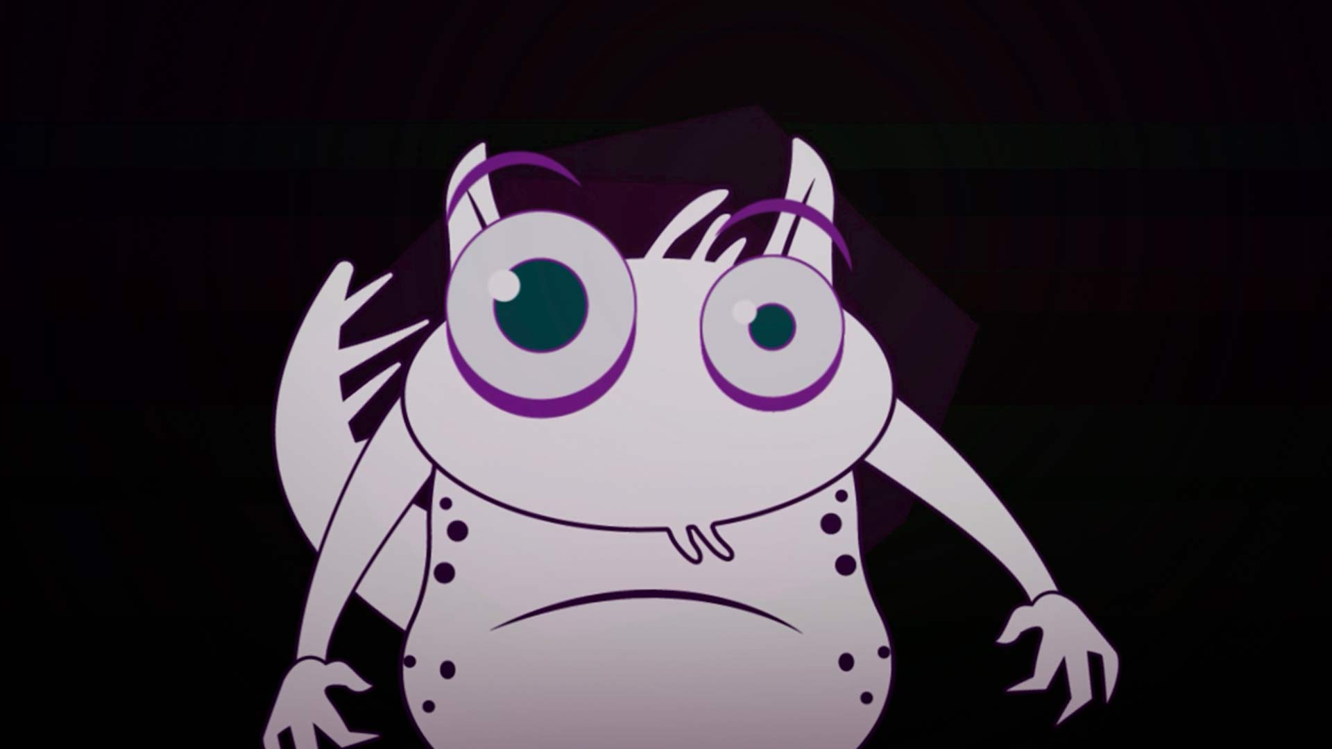 monstruo blanco animado , Profesor Web - Capítulo 1, agujero negro, objetos en el espacio, series gratis, series online, series infantiles, series juveniles