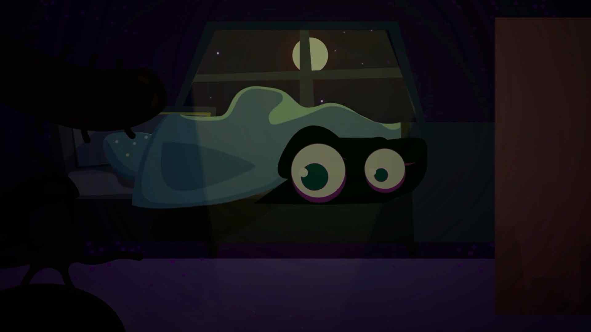 noche oscura de luna llena, lobos aullando, porque aullan los lobos, series educativas, series gratis, series online, series infantiles, series juveniles