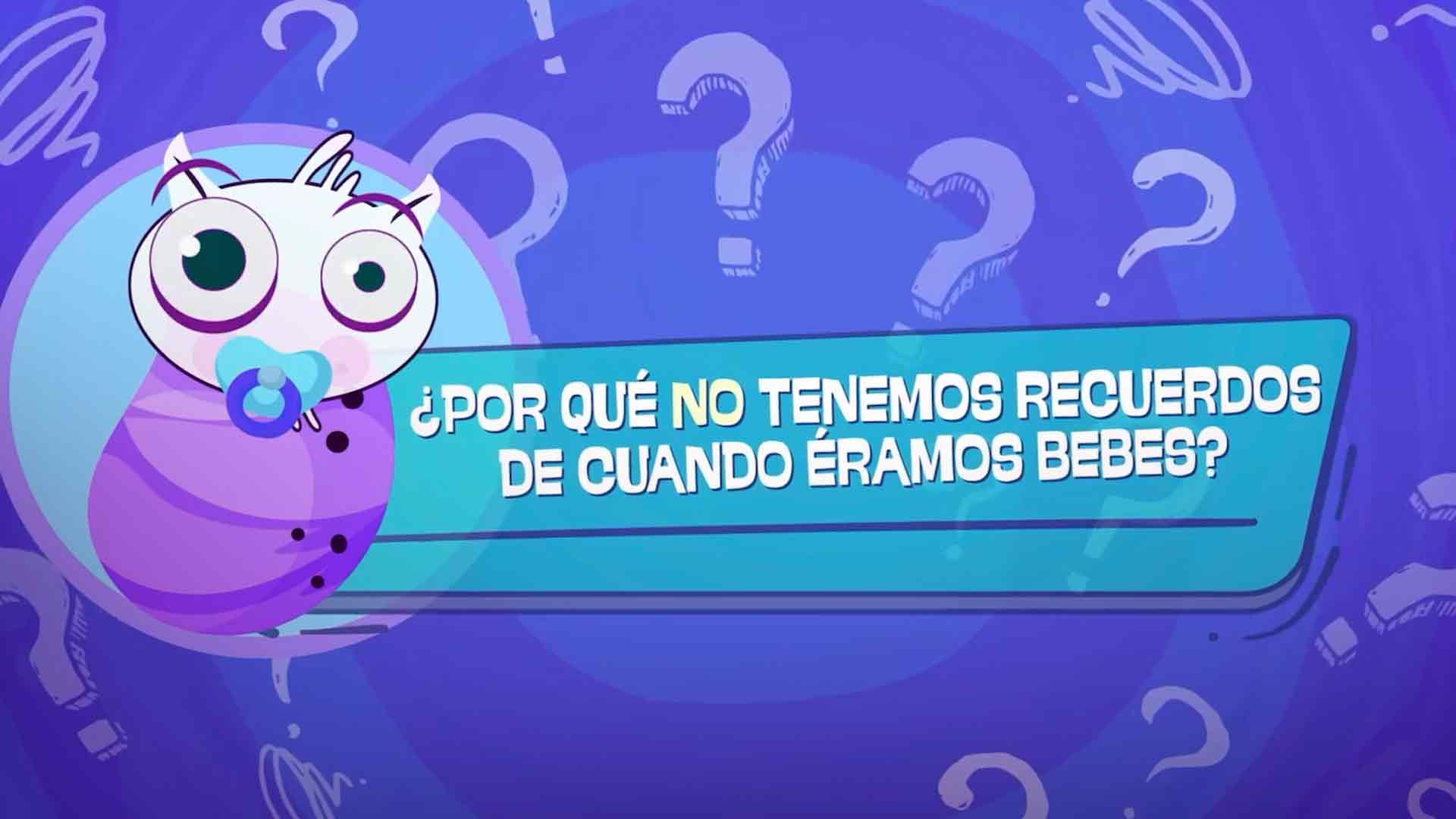 monstruo bebé, Profesor Web, recuerdos de cuando eramos bebes, los bebes recuerdan cosas, los bebes tienen memoria, series educativas, series gratis, series online, series infantiles, series juveniles