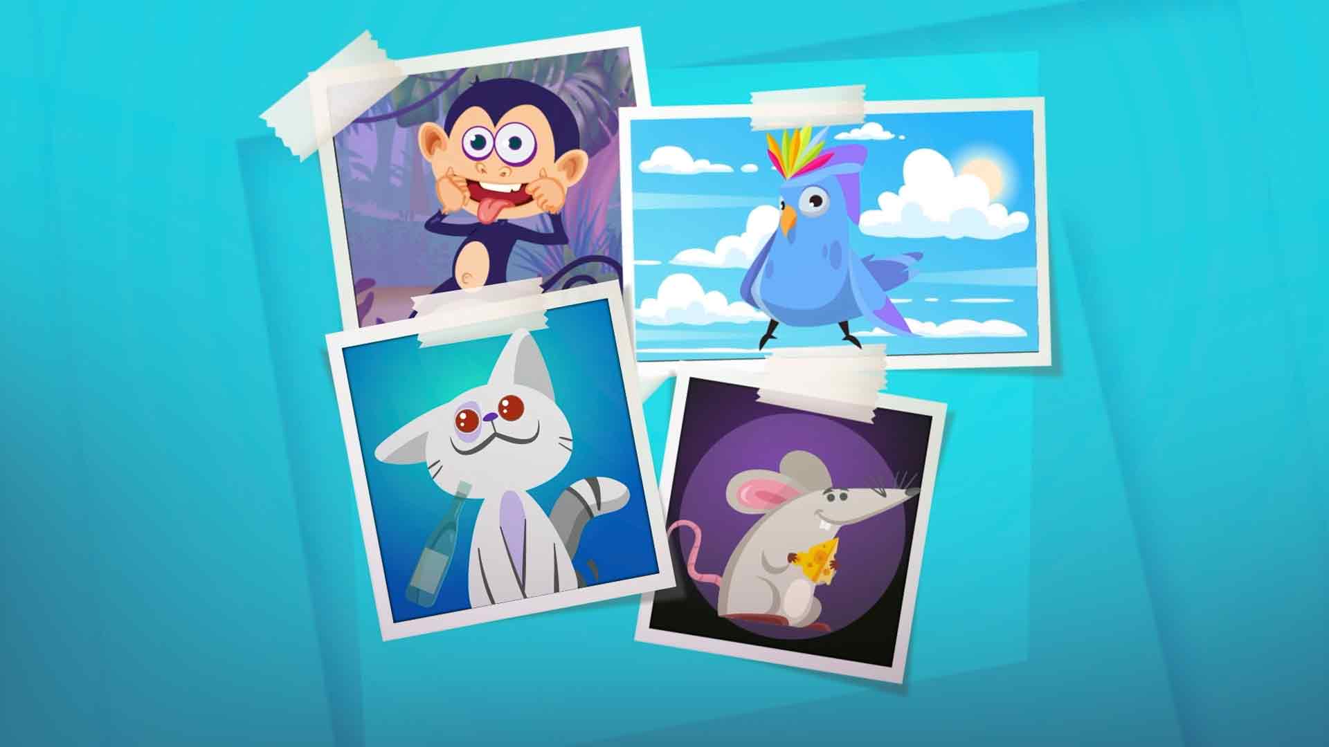 ojos de gatos, ojos de gatos en la oscuridad, collage de fotos, series educativas, series gratis, series online, series infantiles, series juveniles