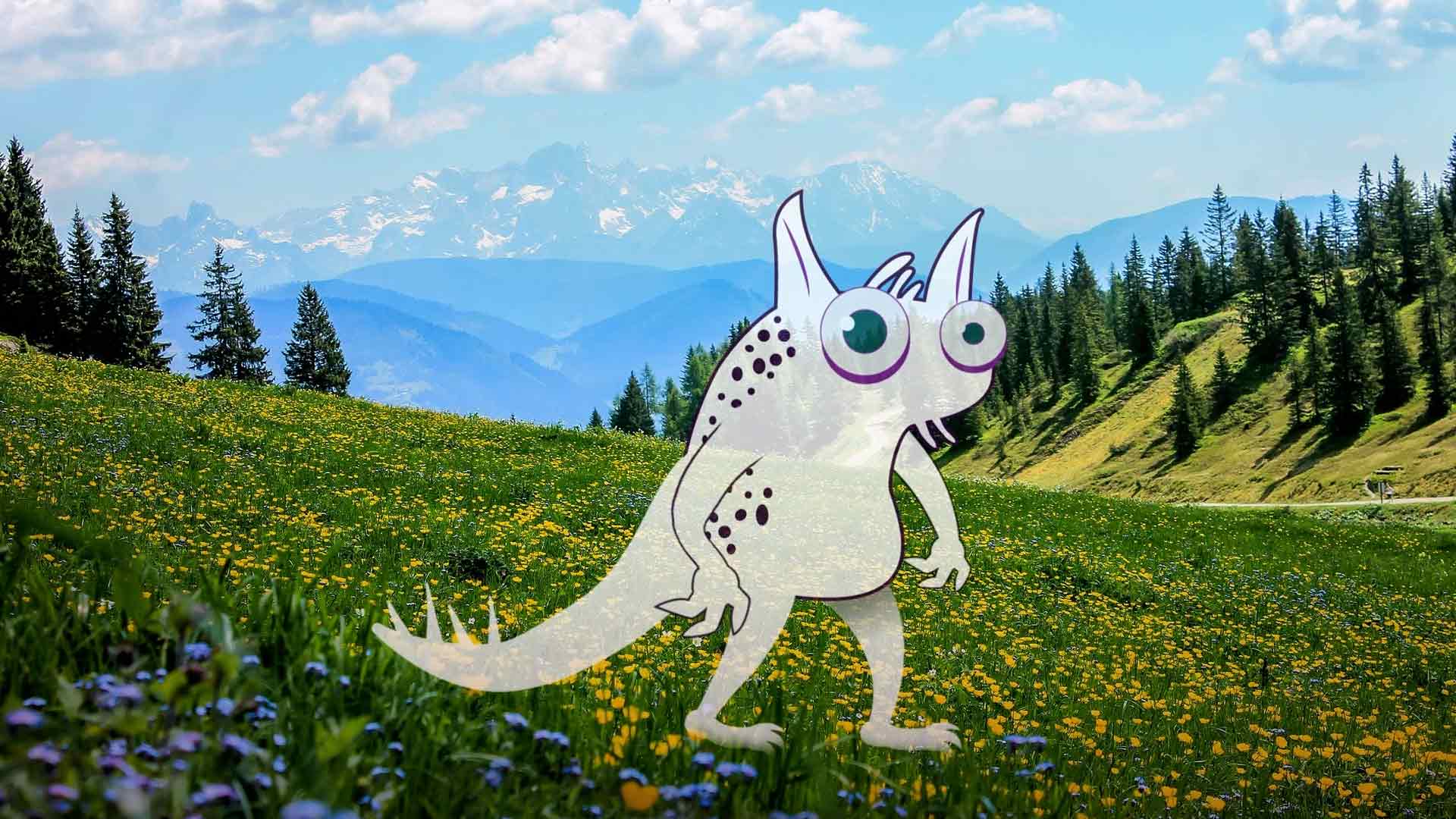 monstruo transparente en las montañas, datos curiosos sobre el cielo, series gratis, series online, series infantiles, series juveniles