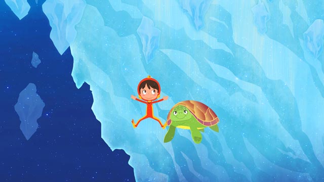 el krill, conocer animales, ruka y nuna, Los fantásticos viajes de Ruka, series infantiles, series gratis, series online, series de animales para niños
