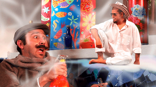 Raffaello ve el guante, señal colombia, genio, magia, RTVCPlay, botella, sorpresa