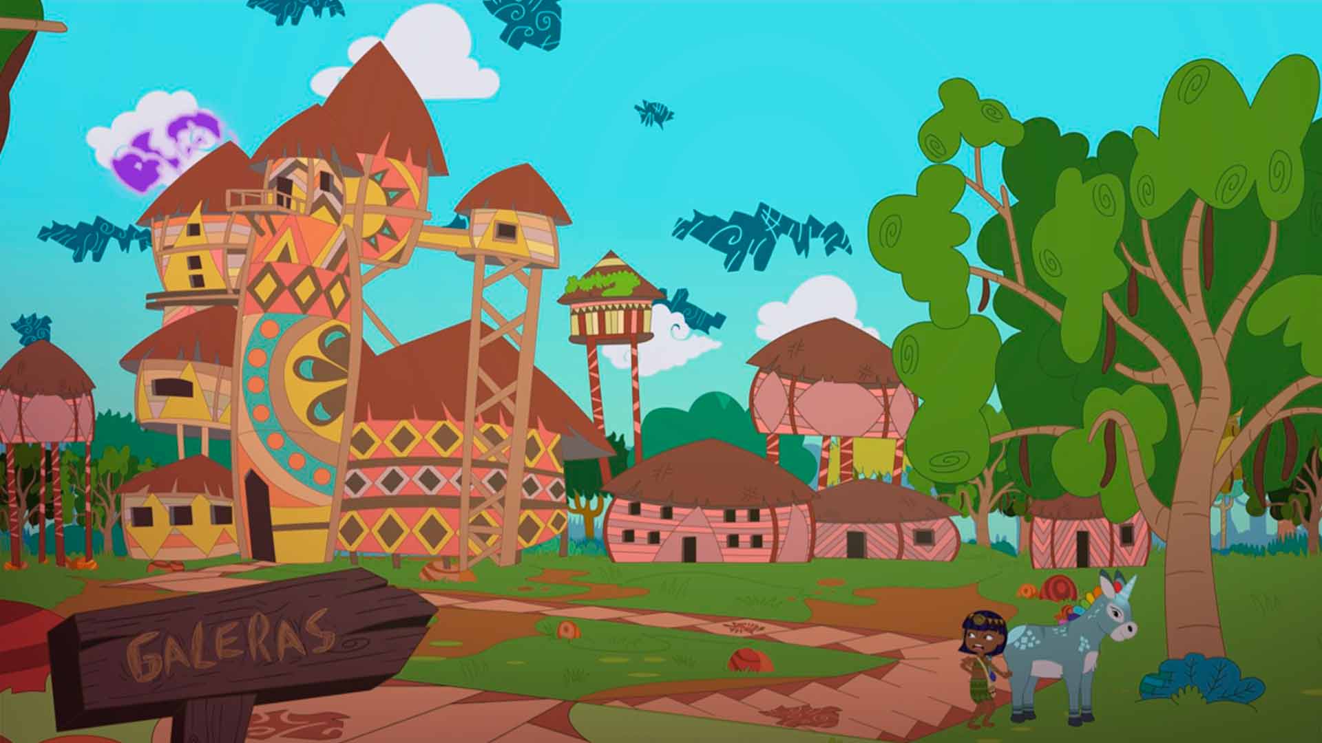 El reino en paz, macorina, duende gaitero, bebe gigante, aventura, musical, miyo y orot, super poderes, mision, Panaguá, mitologia, leyendas, mitos, Malvada Macorina, series online, series para niños, series animadas