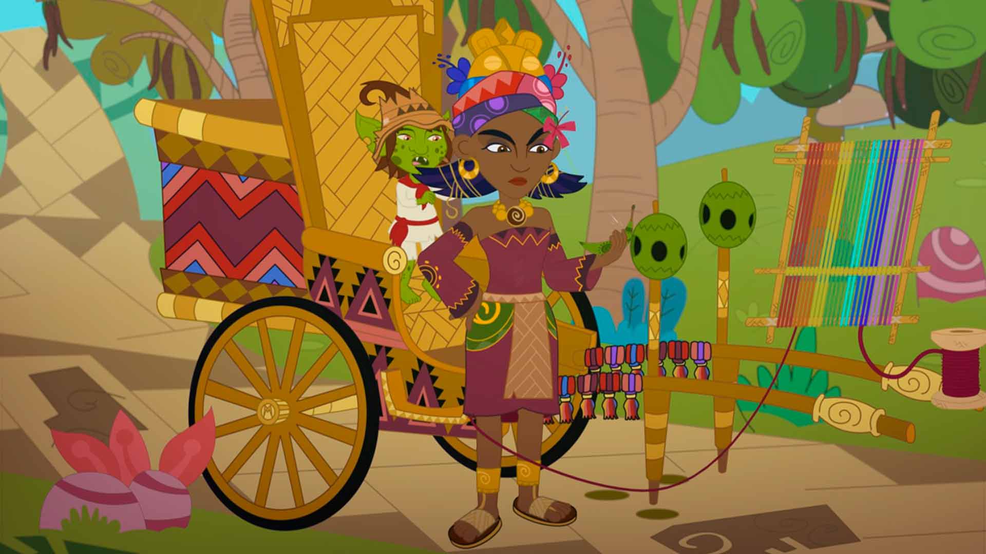 Macorina siempre lista para hacer desastres, Bongo, Pelusa Y Porrock, Panaguá, mitologia, leyendas, mitos, Malvada Macorina, series online, series para niños, series animadas