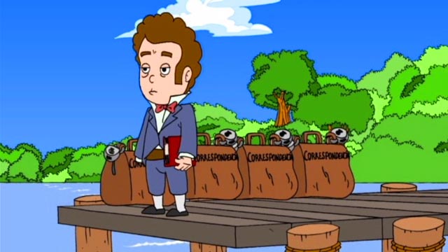 Hombre encargado de la correspondencia - El profesor Súper O histórico