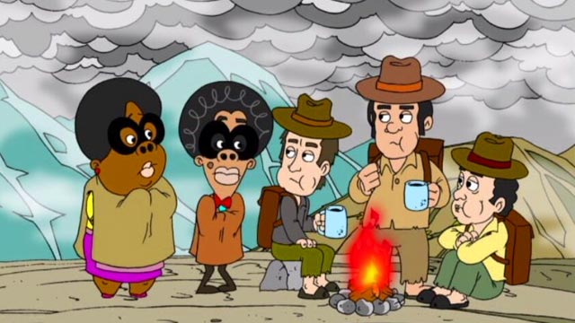 El profesor Súper O y la Cevichica con frío en el páramo