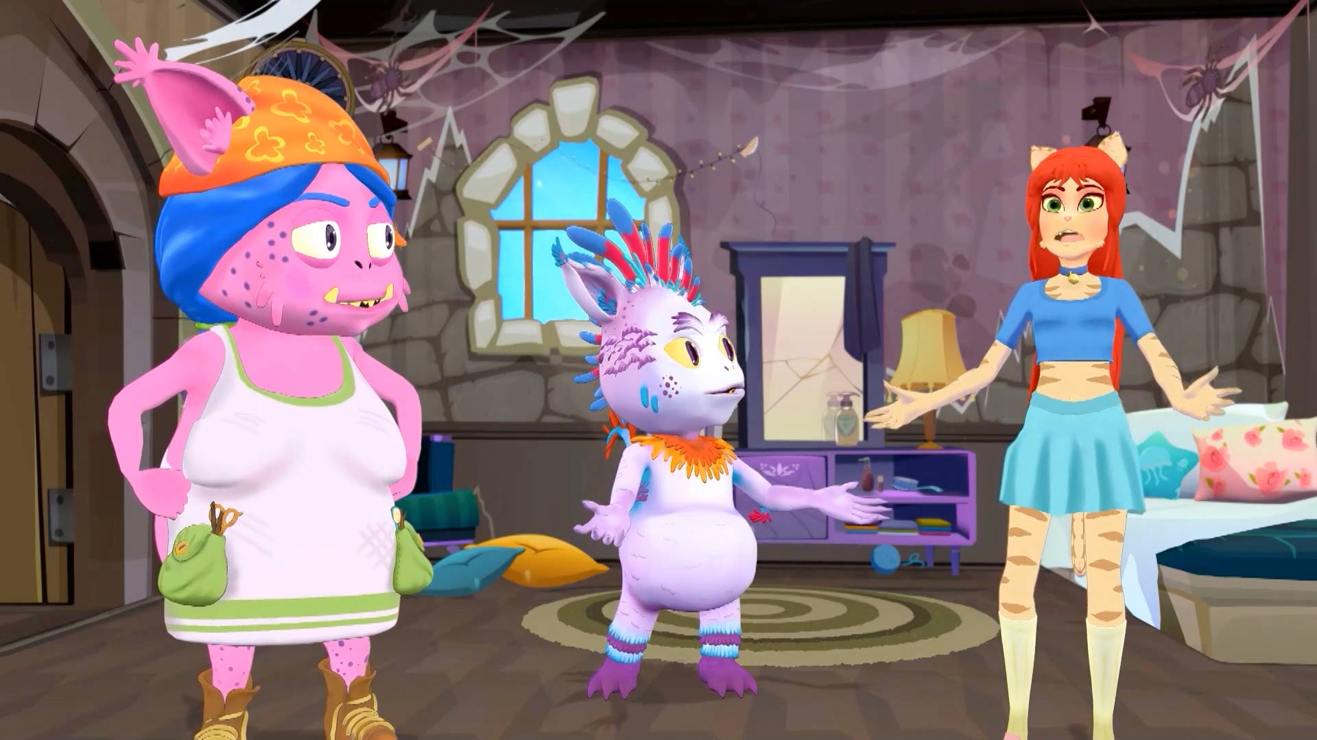 dibujos animados cuestionándose una situación