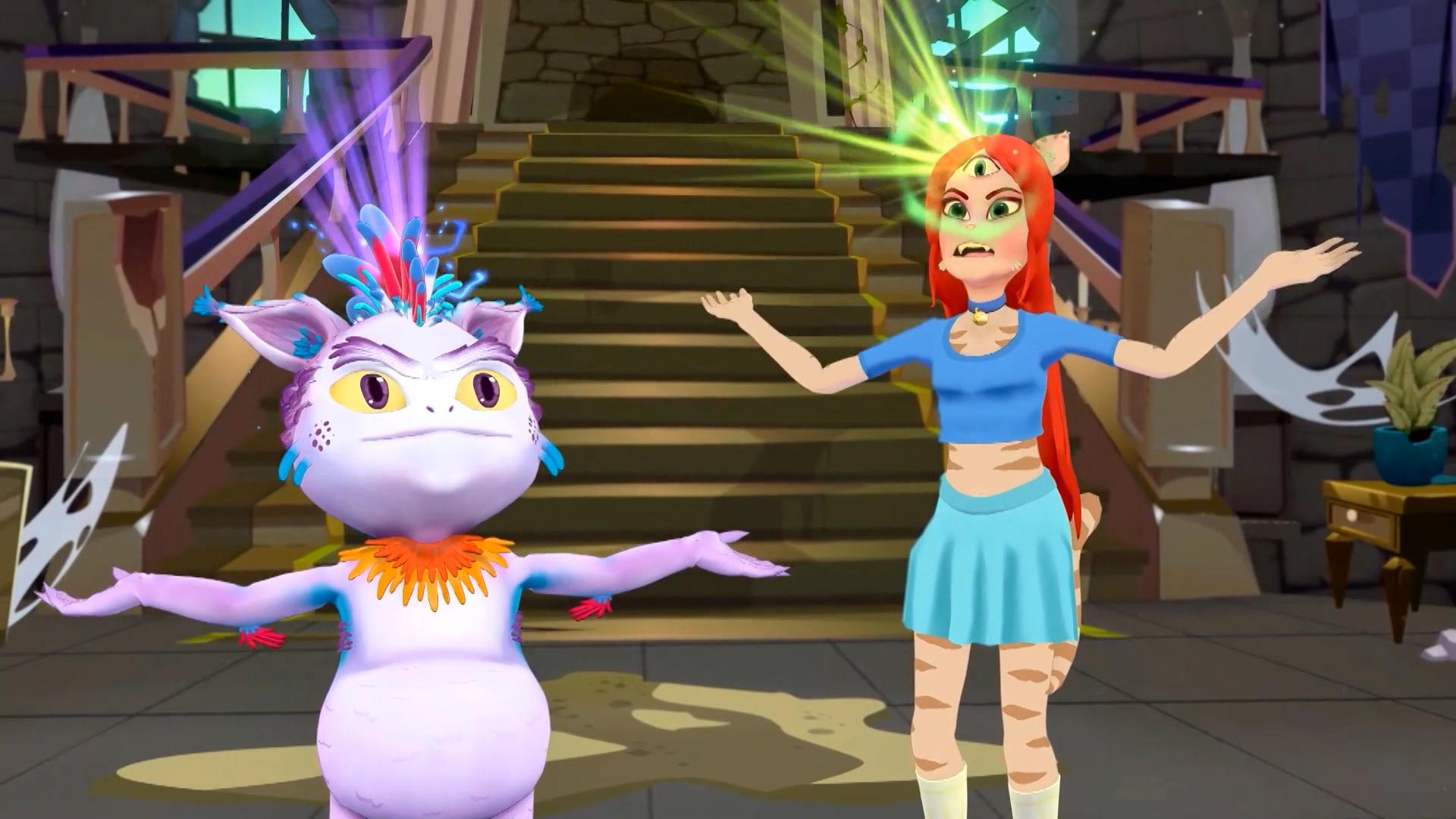 monstruos con los brazos abiertos