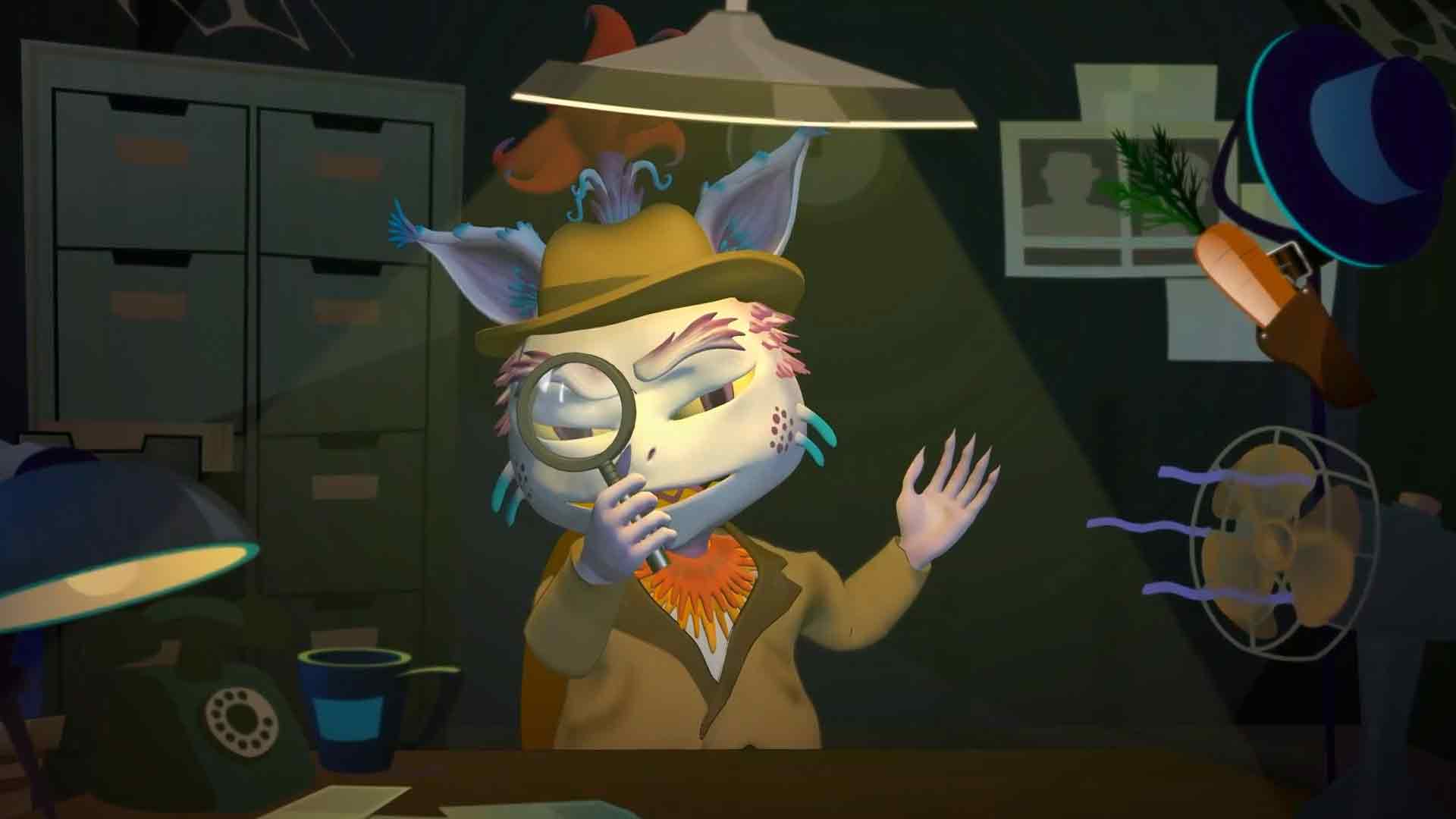 monstruo disfrazado de detective 