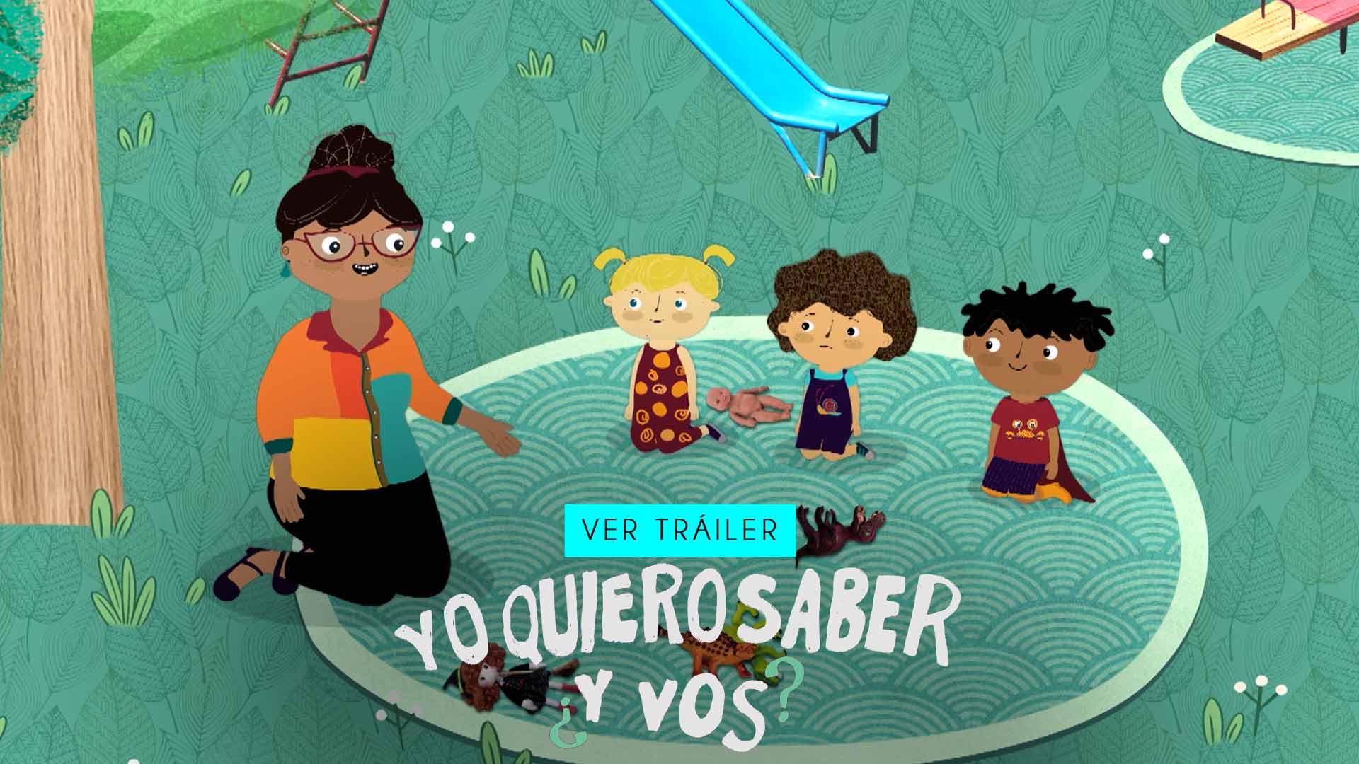 Yo quiero saber, ¿y vos?, serie animada disponible en la plataforma de streaming de todos los niños y niñas: RTVCPlay