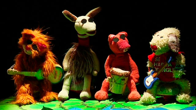 títeres de animalitos salvajes