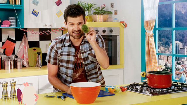 Presentador cocina