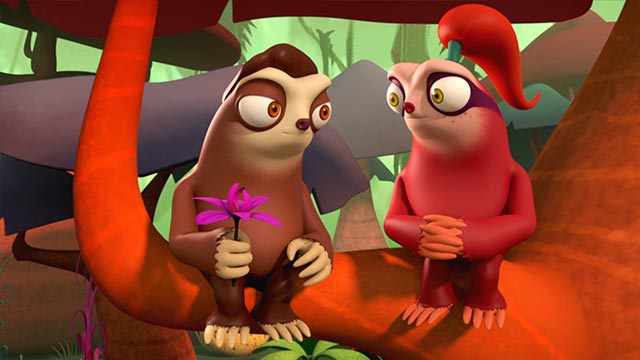 Tin y Tan, novios, animales, perezoso, lento, RTVCPlay, serie, infantil, completa, ver, gratis, aprender, naturaleza