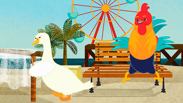 Gallo, ganzo, RTVCPlay, rueda, diversión, RTVCPlay, Lolalá, serie infantil