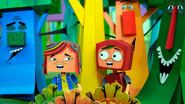 matilde y carlos en el bosque, mi señal, señal colombia, serie infantil, series online, infantil, series gratis, coco magico, magia, poderes, arboles, terror, historias, bosque, acampar, historia de terror, bromistas