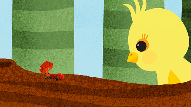 Pollito, hormiga, RTVCPlay, Lolalá, comida, construcción, casa, Señal Colombia