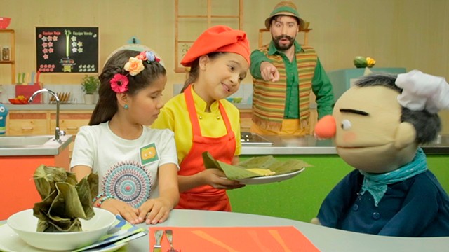 participantes de un concurso de cocina