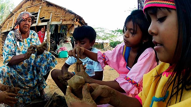 Niños, comunidad, señal colombia, RTVCPlay, espíritus, ancestros, colaboración