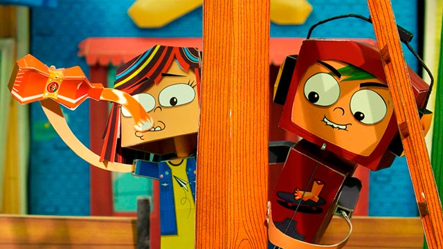 matilde tomando soda con carlos, mi señal, señal colombia, serie infantil, series online, infantil, series gratis, eructos, flatulencias, detener el tiempo, bromas, tiempo