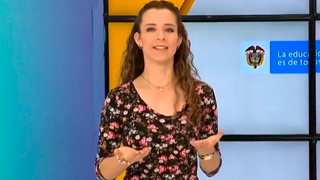 Presentadora de la clase