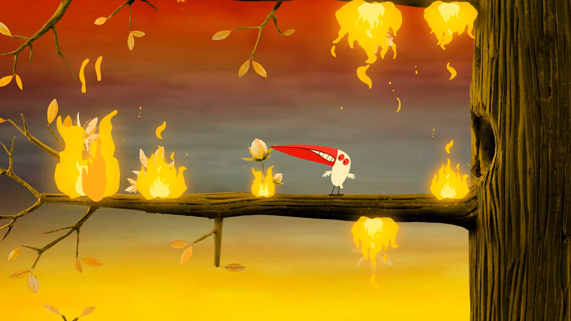 Todopoderosos, Dos pajaritos, territorios de aves, ver dos pajaritos, pajaros animados, pajaros de colores animados, serie infantil, pajaros rojos, series de señal colombia