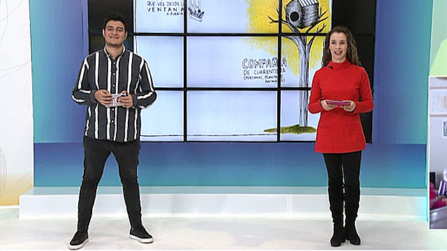 Sammy y Cami presentadores profe