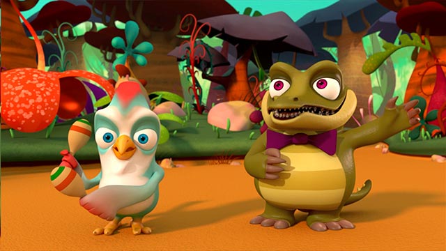 Tin y Tan, animales, cocodrilo, pájaro, RTVCPlay, serie, Señal Colombia, ver, gratis, completa, infantil 