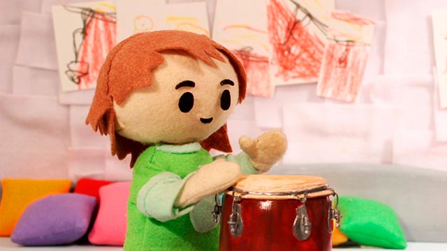 Niño, conga, RTVCPlay, instrumento, Señal Colombia, música, sonidos, serie infantil