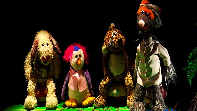 títeres infantiles de animales salvajes
