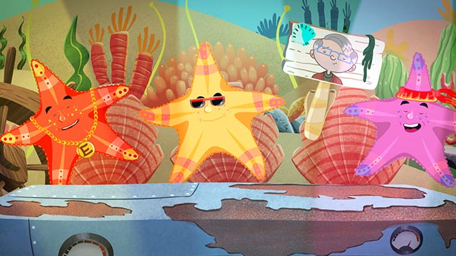 estrellas de mar disfrazadas