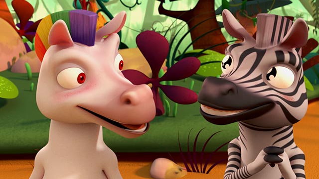 Arcoiris, unicornio, RTVCPlay, caballo, cebra, animales, ver, gratis, Señal Colombia, infantil, niños