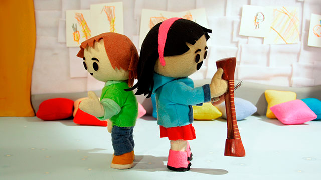 niños, guacharaca, instrumento, RTVCPlay, sonidos, ritmo, serie infantil