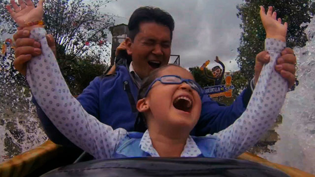 Niña, padre, felicidad, alegría, sonrisas, RTVCPlay, serie infantil