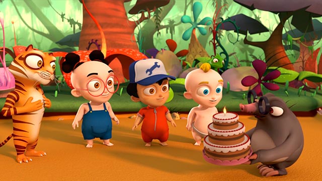 Tin y Tan, ver, gratis, ayudar, amigos, niños, colegas, torpe, Señal Colombia, RTVCPlay