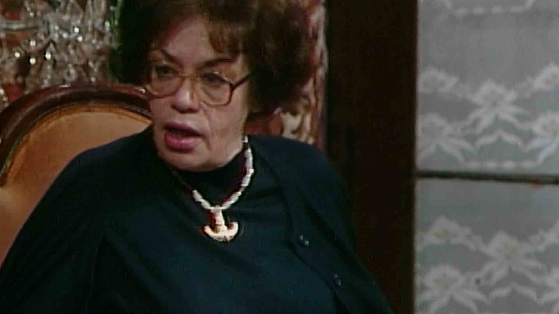 La actriz Teresa Gutiérrez interpreta a Sara Olmedo en la serie de ficción colombiana Los Cuervos