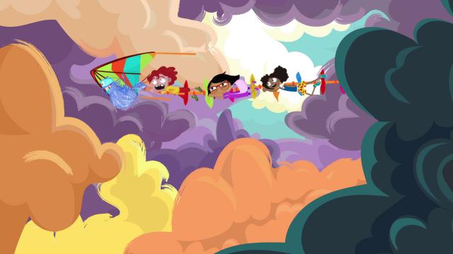 Mostos afechantes, nubes, cielo, clima, tormenta, Señal Colombia, RTVCPlay, ver, serie, infantil