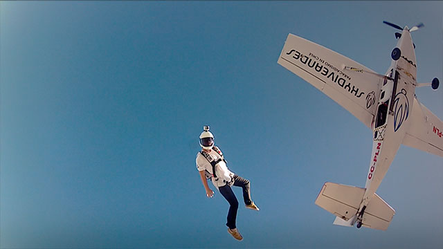 Avión, paracaídas, RTVCPlay, serie, deportes, adrenalina, mujeres, proyecto de vida, Señal Colombia