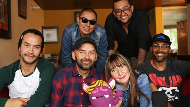 La agrupación Nawal en el programa  de La Clase 