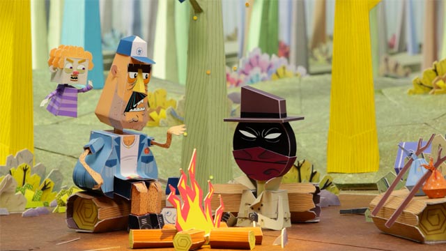 vacaciones, depresion, estado de animo, plaza del pueblo, muñecos animados en papel, series infantiles, series online, series de señal colombia, ver serie de puerto papel