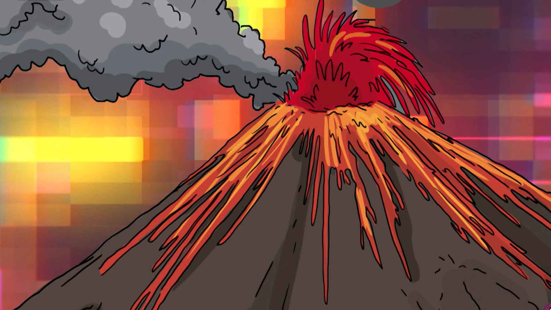 volcanes, lava, volcanes en pasto nariño, volcan, profe en tu casa, series educativas, señal colombia, series divertidas