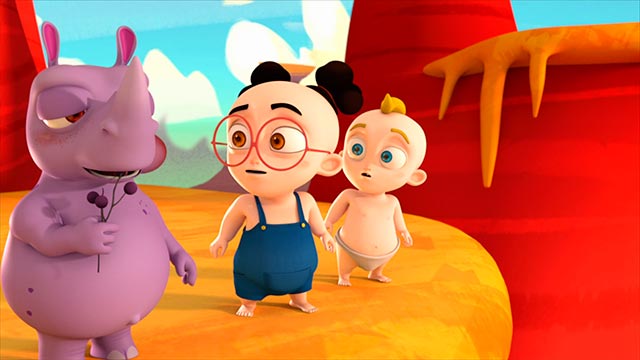 Tin y Tan, serie, niños, ver, gratis, completa, RTVCPlay, Señal Colombia, muela, dentista, rinoceronte 