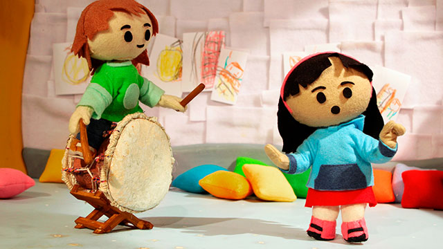 Niños, instrumento, tambora, RTVCPlay, ritmo, serie infantil, Señal Colombia 