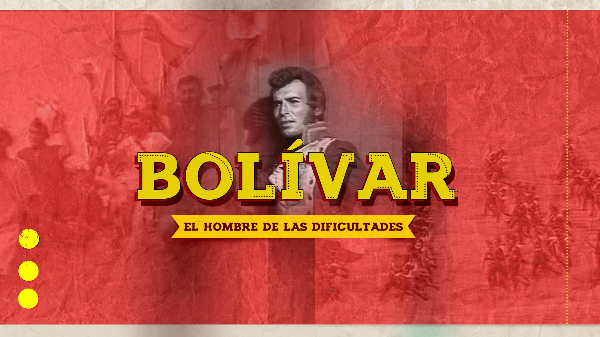 Mira ahora la serie de ficción histórica Bolívar, el hombre de las dificultades por la plataforma de streaming RTVCPlay.