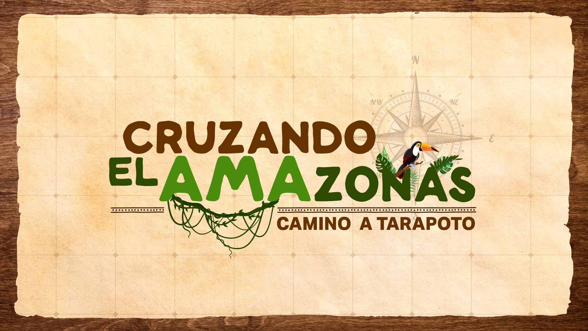 Afiche oficial de Cruzando el Amazonas, disponible por la plataforma de streaming RTVCPlay