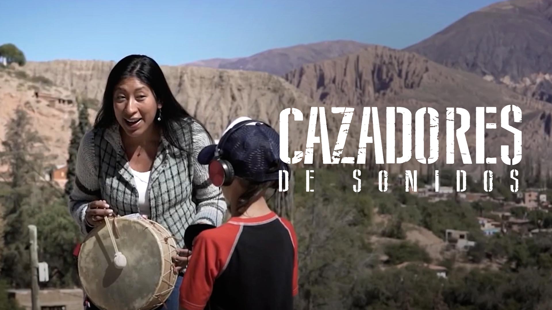 Póster oficial de la serie infantil Cazadores de sonidos. Disponible en RTVCPlay