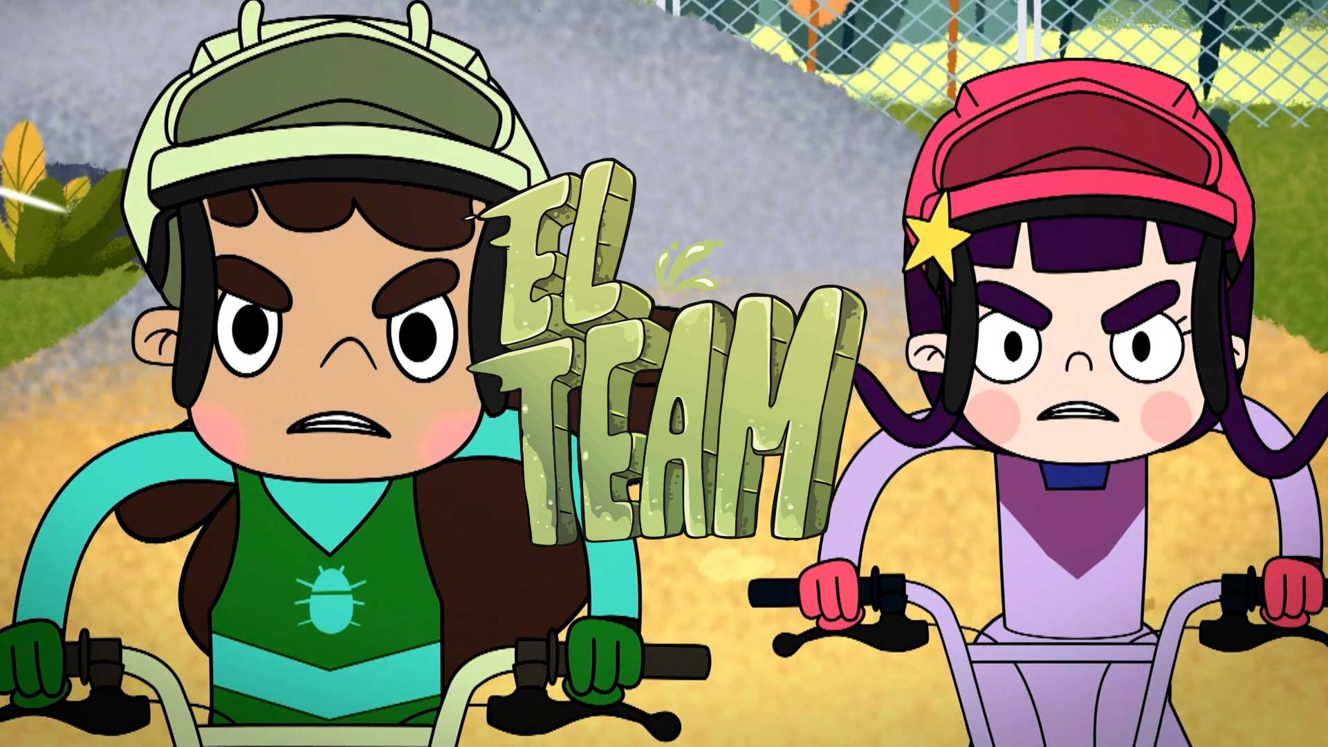 Póster oficial de El Team, serie infantil. Disponible en RTVCPlay.